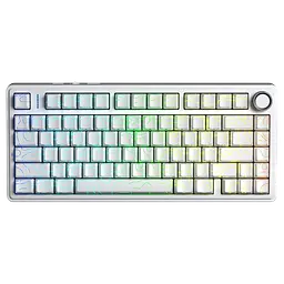 Клавіатура бездротова Aula F75 RGB Side Printed Contours White