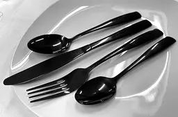 Столовий набір Coock Line STA0587 black, 24 предмети - мініатюра 2