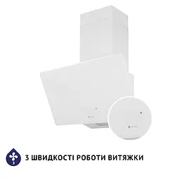 Витяжка декоративна похила Minola HVS 6224 WH 700 LED - мініатюра 7