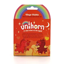 Вібратор-єдиноріжка Unihorn - Blaze Diablo, пестливий роздвоєний язичок - мініатюра 7