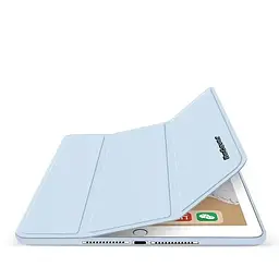 Чохол-книжка BeCover Tri Fold Soft TPU Silicone для Apple iPad 9.7 2017/2018 A1822/A1823/A1893/A1954 Light Blue (708512) - мініатюра 5
