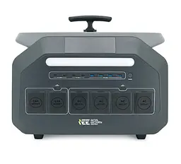 Портативна зарядна станція IEETek P-3200 3200 W 2048Wh LiFePO4, UPS, Wi-Fi, MPPT 1000W max - мініатюра 2