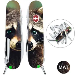 Ніж Victorinox Deluxe Tinker Animal 91мм 17функ Єнот