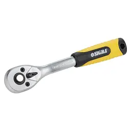 Тріскачка Sigma із вигнутою ручкою 1/4" 150мм 72T CrV (6050071) - мініатюра 3