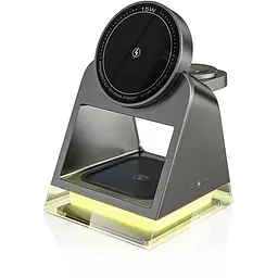 Зарядка Qi 4 in 1 Magnetic Wireless Charger W83 |15W, Phone/AirPods/iWatch|