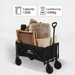 Складаний візочок Naturehike CNK2300JU014, чорний - мініатюра 4