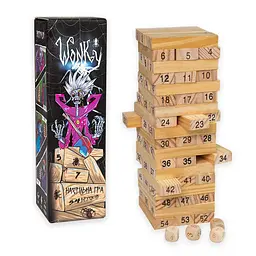 Розважальна гра "Wonky" 30358 дерев'яна, українською мовою