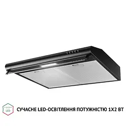 Витяжка плоска PERFELLI PL 6144 BL LED - мініатюра 4