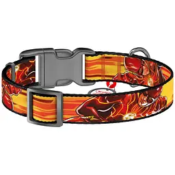 Нашийник для собак Waudog Nylon з QR паспортом Швидкість Флеша р.M 20 мм 28-40 см (281-1080) - мініатюра 2