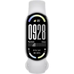 Фiтнес-браслет Xiaomi Smart Band 10 Silver (BHR07PSGL) - мініатюра 2