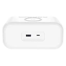 БЗП WIWU Wi-W015 2 in 1 Time Wireless Charger White - мініатюра 4