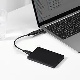 Перехідник Baseus Ingenuity Series Mini OTG Adaptor Type-C to USB-A 3.1 чорний ZJJQ000001 - мініатюра 6