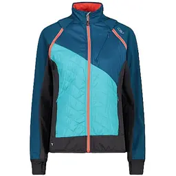 Куртка CMP Women's Hybrid Jacket with Removable Sleeves Deep lake XXS (1097-30A2276-M916 34)