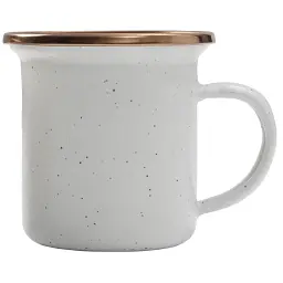 Набір чашок Barebones Espresso Cup/Enamel/Set 2 шт Egg Shell - мініатюра 3