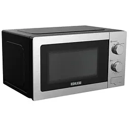 Мікрохвильова піч EDMS-207SSMB, Steel/Black, 700W Edler teh0020382 - мініатюра 2