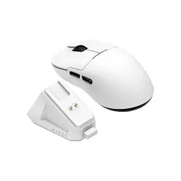 Мишка Ajazz AJ159P MC Wireless/Bluetooth/USB Charging Dock White (AJ159P-MC-W) - мініатюра 4