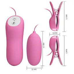 Набір секс іграшок Pretty Love Electric Shock Vibro-Bullets 3 шт. рожевий - мініатюра 3
