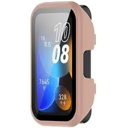 Чохол-накладка DK для Huawei Band 8 / 9 Пластик Gloss Glass Full Cover (016251) (pink) - мініатюра 3