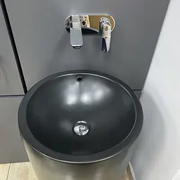 Умивальник VBI Matera black matt напольний VBI-019007, Чорний матовий - мініатюра 5