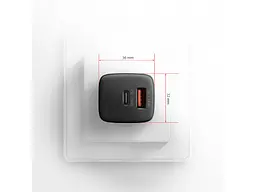 Мережевий зарядний пристрій AXAGON USB-C 20 W Black (ACU-PQ20) - мініатюра 6
