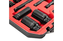 Набір головок ударних торцевих в кейсі Intertool Storm ET-8506 1/2" x 10-24мм (у наборі 18 шт.) - мініатюра 5