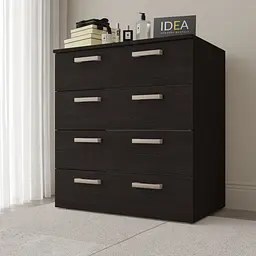 Комод на 4 шухляди Idea ТКБ-361.2 Венге темний
