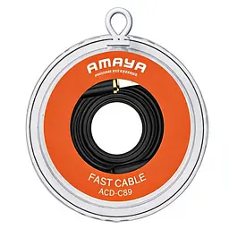 Дата кабель Amaya C89 USB to Type-C 3A (1m) Black - мініатюра 2
