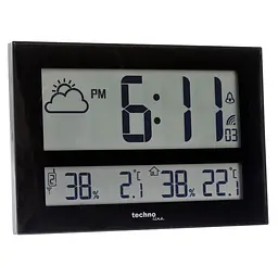 Годинник настінний Technoline WS8011 Black (WS8011), Чорний - мініатюра 5