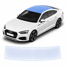 Антигравійна захисна бронеплівка за лекалами для Audi A5 F5 facelift 2020-2024 - зона даху