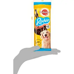 Ласощі для собак Pedigree Rodeo для чищення зубів 70 г (4008429090110/5998749170205) - мініатюра 4