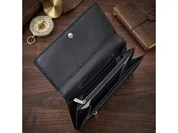 Жіночий гаманець натуральна шкіра Cortina 5048 nero Чорний 17,5x10x2,5 см TONY PEROTTI acs0032618 - мініатюра 2