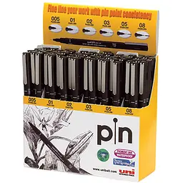 Дисплей з 60 лайнерами Uni PiN Fine Line чорний (PIN-200/5D)