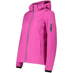 Куртка CMP Women's Lightweight Softshell Jacket with Detachable Hood Pink XS (1097-39A5006-B818 36) - мініатюра 2