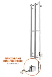 Електрична рушникосушка Mario e-Inox Соле 1170x250 TR 2.0 K 2.13.046354.P, Хром, універсальне (коннектор), Електронний - мініатюра 4