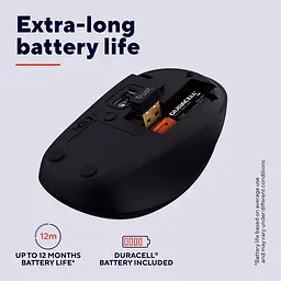 Комп'ютерна миша Trust Yvi+ Compact Multi-Device WL/BT/USB-A чорний teh0014033 - мініатюра 4