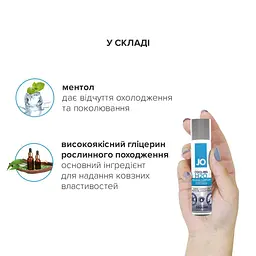 Охолоджуючий лубрикант на водній основі System JO H2O Cooling, 60 мл - мініатюра 4