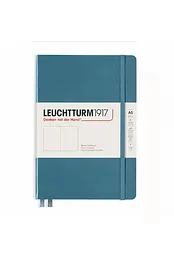 Блокнот Leuchtturm1917 Rising Colours Середній, Stone Blue, клітинка (363336) - мініатюра 1