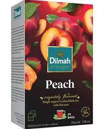 Черный чай Dilmah Peach 30 г (9312631142259)