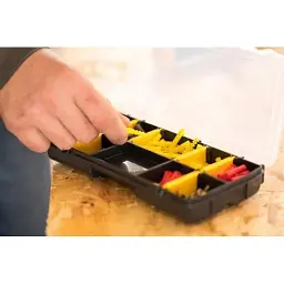 Ящик для інструментів Stanley касетница 21 х 11,5 х 3,5 см 10 отсеков (STST81679-1) - мініатюра 3