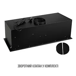Витяжка повновбудована PERFELLI DESIGN VISION 9 NERO SILENZIO - мініатюра 14