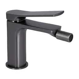 Змішувач для біде Qtap Slavonice QTSLA255GMB45923 Gunmetal Black PVD Шліфований чорний хром