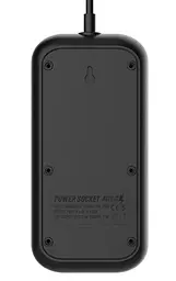 Мережевий фільтр CW-CHE64B, 6 розеток/4USB Black (CW-CHE64B) - мініатюра 2