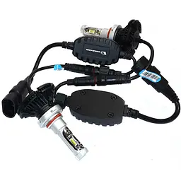 Комплект світлодіодних ламп Guarand 7S HB3 (9005), H10 ZES 5000k 6000Lm 12-24v - мініатюра 2