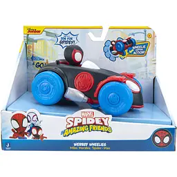 Машинка Spidey Pull Back Vehicle Spinn Майлз Моралес 15 см (SNF0017) - мініатюра 10