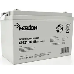 Акумулятор Merlion AGM GP121000M8 12V100Ah
