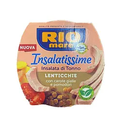 Салат Rio Mare Insalatissime Insalata di Tonno Lenticchie з тунцем та чечевицею 160г.