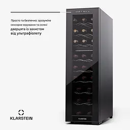 Винний холодильник Klarstein Shiraz 24 Duo (10045298) - мініатюра 5