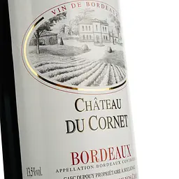 Вино Chateau Du Cornet AOP Bordeaux, червоне, сухе, 0,75 л (917815) - мініатюра 5