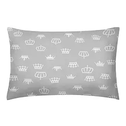 Набір наволочок Cosas Grey crowns 40х60 см сірий (SetPillow_CrownGrey_40х60) - мініатюра 2