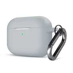 Силіконовий чохол для навушників Apple AirPods Pro, Hang Case, блакитний, ультратонкий захисний кейс товщиною 2 мм, захист від подряпин, пилу та ударів, компактний, з карабіном для кріплення, ArmorStandart (ARM56060)